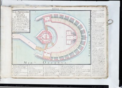 Plan of the Chapus Fort, from 
